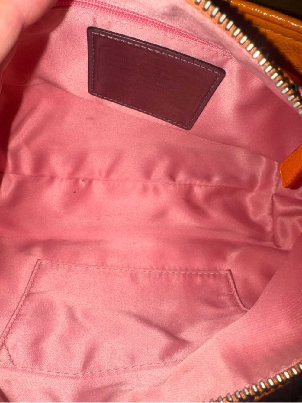 Coach Poppy Groovy Shoulder Bag Pink Orange Pop Art Melon C’s Y2K - Picture 6 of 16